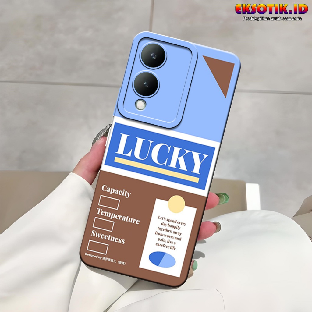 VIVO Y17S กรณี Eksotik.id VIVO Y17S ปลอก VIVO Y17S ซิลิโคนโทรศัพท์มือถือผิวอุปกรณ์เสริม Hardcase Sof