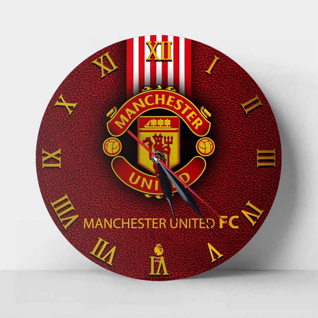 MU นาฬิกาแขวนปีศาจแดง Fc แมนเชสเตอร์ ยูไนเต็ด