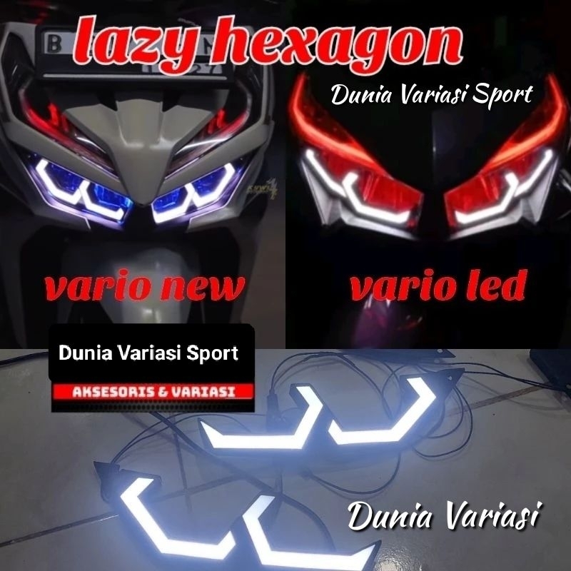 ขี ้ เกียจ vario ไฟคิ ้ วใหม ่ 125 และ 150 vario led เก ่ า 125 150 หกเหลี ่ ยมรุ ่ น audi hexa honda vario ไฟคิ ้ ว - รูปแบบ Dunia