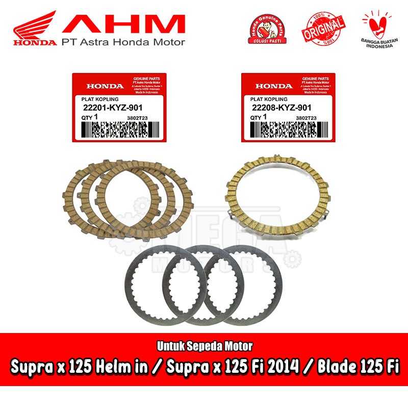 ผ้าซับคลัช Honda Supra x Blade 125 Helm in Fi 2014 Original AMM 22201 22208-KYZ-901