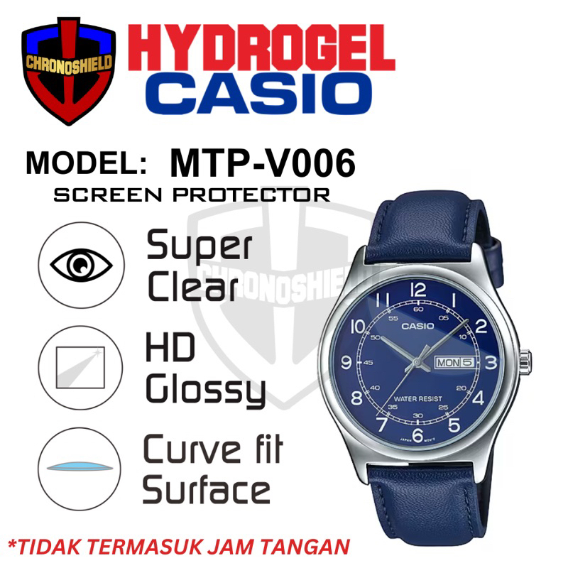 นาฬิกา Hydrogel ป ้ องกันรอยขีดข ่ วน Casio MTP V006