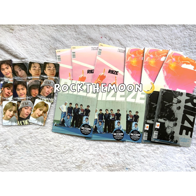 RIZE ALBUM - GET A GUITAR [PB VER + KTOWN POB] PHOTOBOOK RIZE RISE AND REASEO SOHEE SEUNGHAN ANTON B