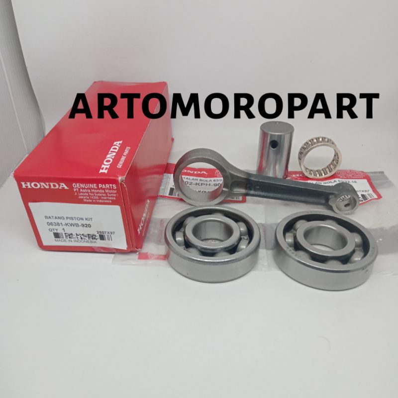 ก้านลูกสูบ + แบริ่งเพลาข้อเหวี่ยง (6322/6322) Honda Revo 110 ABS Absolute Blade 110 Old Lama New Kar