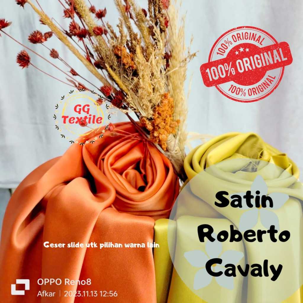 พรีเมี่ยม CAVALIA SATIN Fabric - ผ้าที่วนเนียนเพื่อนเจ้าสาว