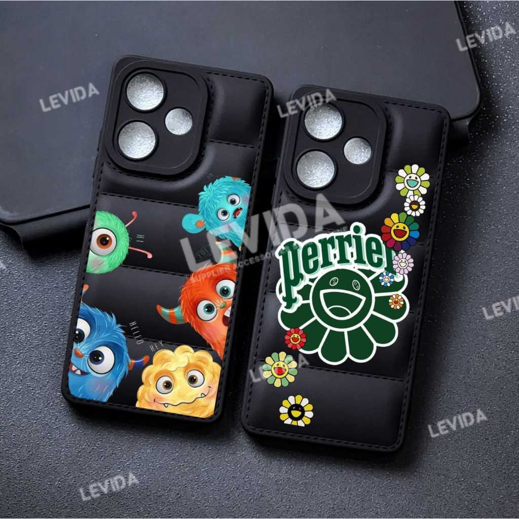 CB-01 ปลอกหมอน MOTIF Image Case หมอนสีดํา Softcase Vivo Y22 Vivo Y27 4g Vivo Y35