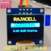 โมดูล LCD OLED 0.96" สีเหลือง-น้ําเงิน i2C สําหรับจอแสดงผล Arduino