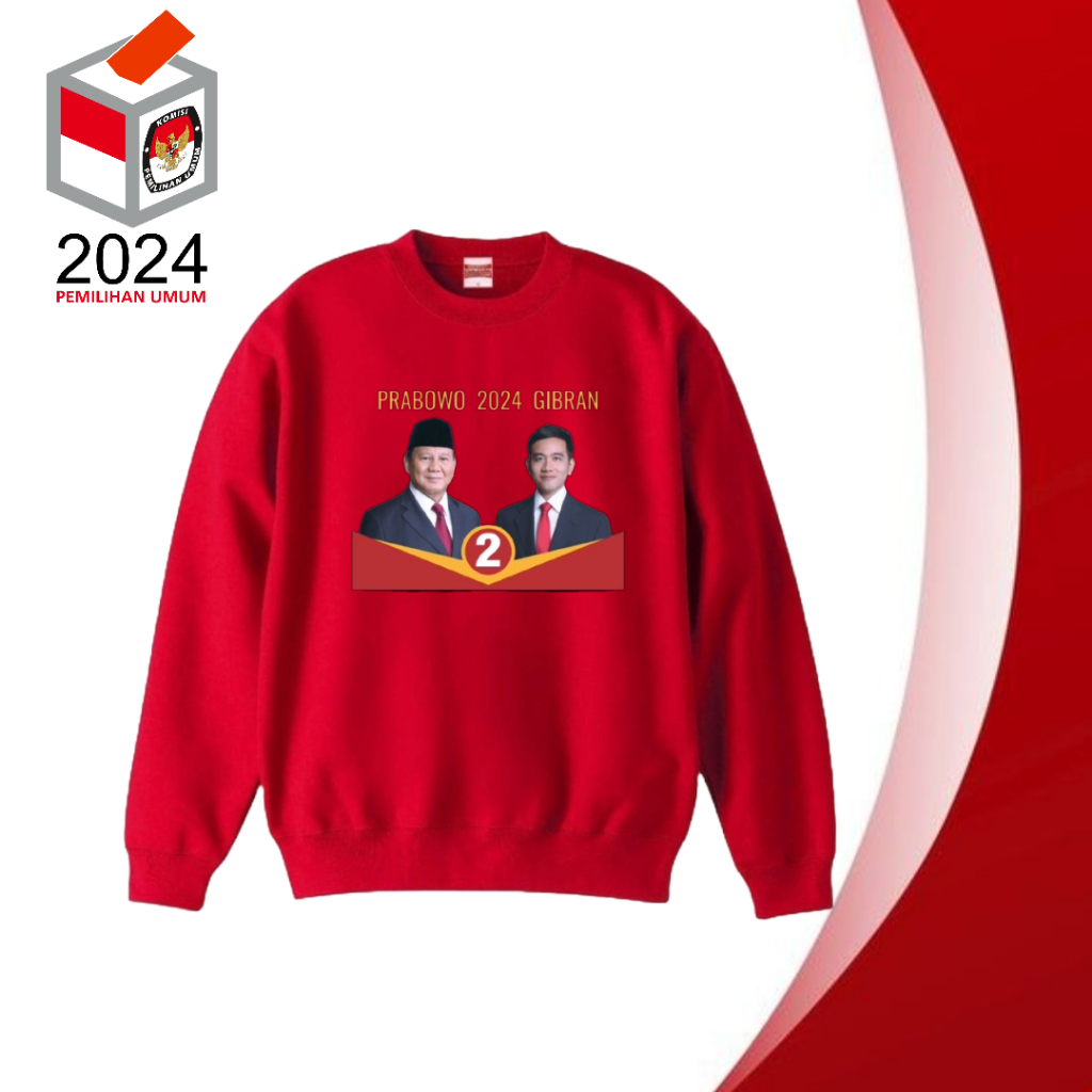 PRABOWO SWETER 2024 GIBRAN ELECTION 2024
