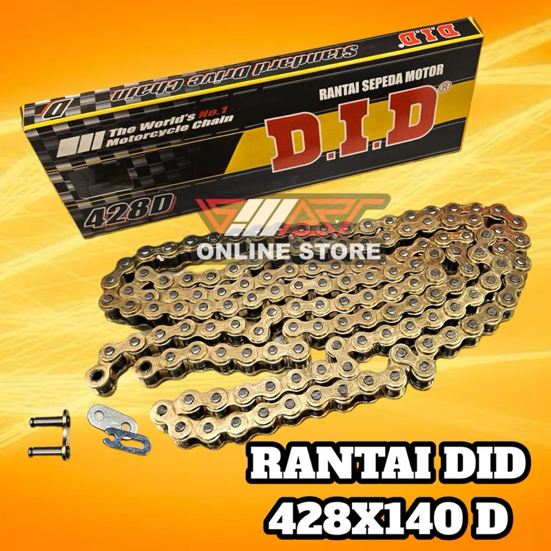 DID 428X140 D GOLD CHAIN