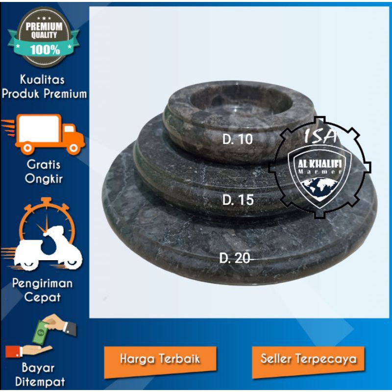 BLACK GREY MARBLE ASHTRAY (D.10) UNIQUE ASHTRAY/AESTETIC MARBLE ASHTRAY