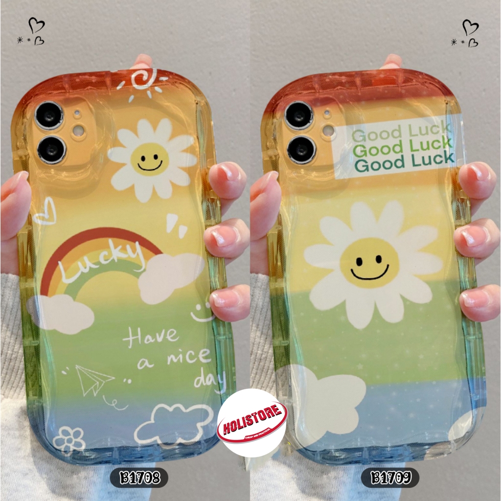 B1708 CASE SOFTCASE SILICON CASING MELTING CLEAR SHOCKPROOF สําหรับ OPPO A1 A98 A1K A3S A5S A11K A12