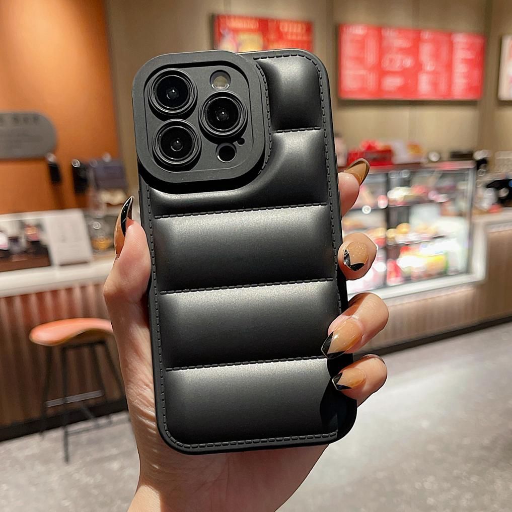 J2 Prime/J5 Prime/J7 Prime/J4+/J6+/J2/J5/J6/J7 เคส PILLOW สีดําเต็มรูปแบบ