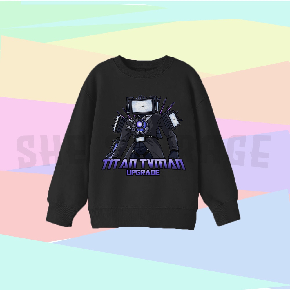 เสื ้ อแจ ็ คเก ็ ต SWEATER เด ็ กใหม ่ อัพเกรด TITAN TV MAN SKIBIDI TOILET 67