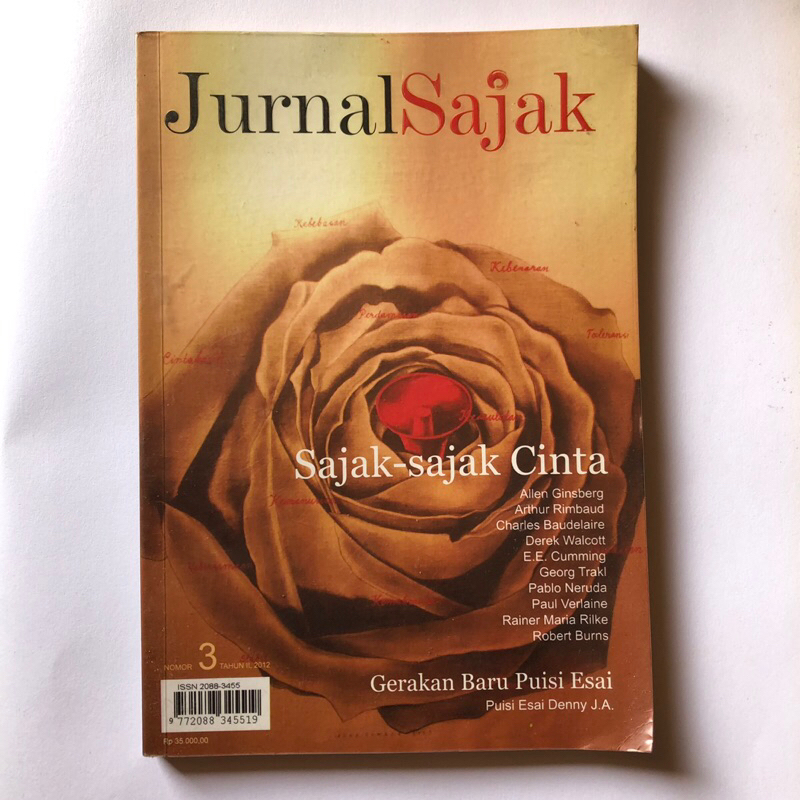 SAJAK JOURNAL - LOVE SAJAK - PABLO NERUDA - ARTHUR RIMBAUD - RAINER MARIA RILLEY - TOW WALCOTTRY - ห