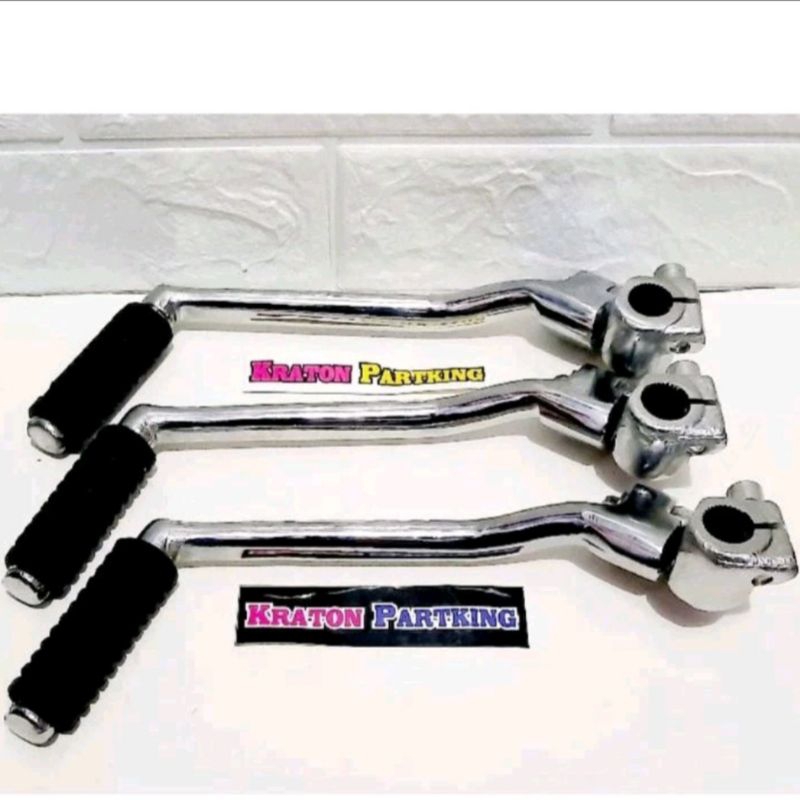 SELAHAN ENGKOL KICK STATER RX KING ใหม่ CHROME THICK MATERIAL SHINY SUITABLE สําหรับทุกปี