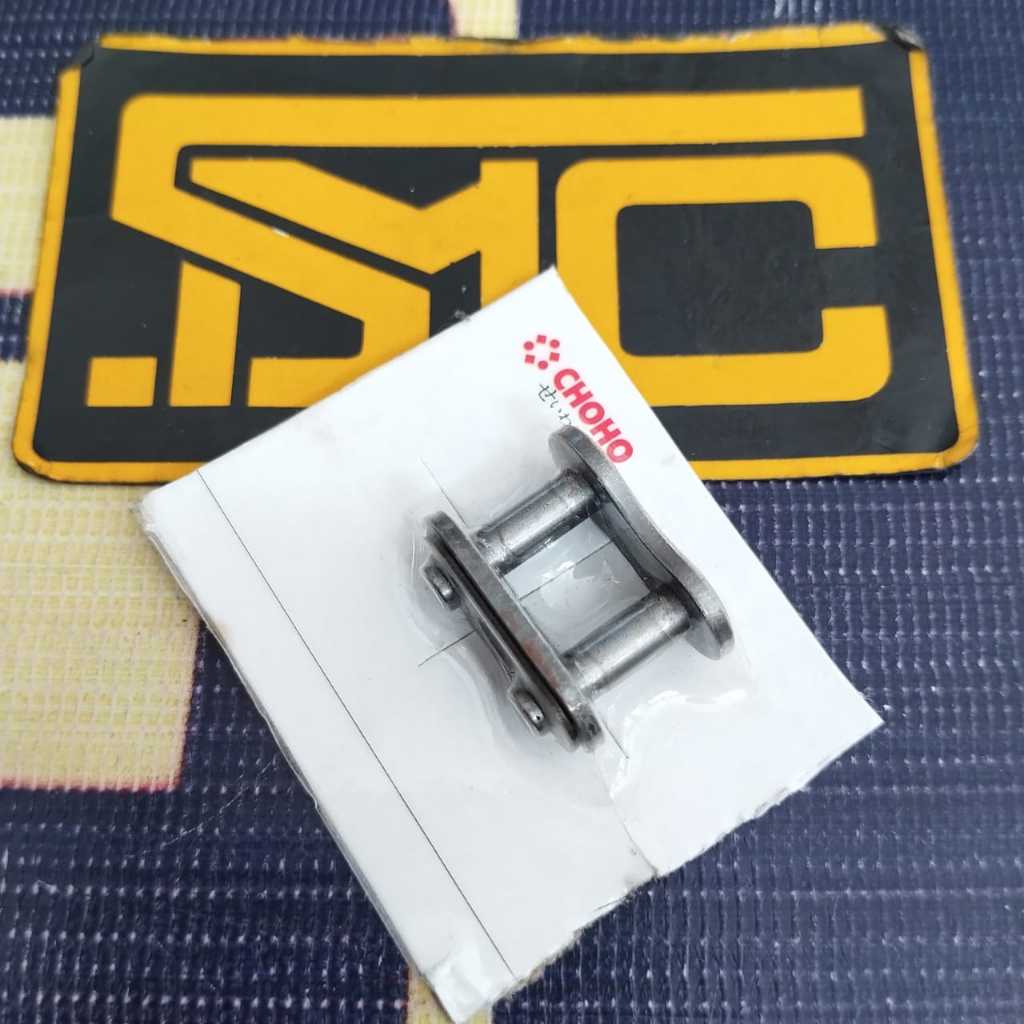 การเชื่อมต่อโซ่รถจักรยานยนต์ 420 / การเชื่อมต่อโซ่สีดํา 420H Choho Unit