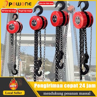 CHAIN BLOCK HOIST KATROL ANGKUT BARANG 1 ton 2 tons 3meter 6meter