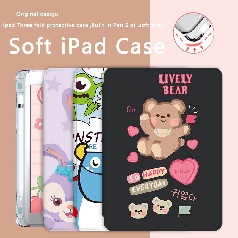 Ipad Air 5 iPad 9th case 2024 ใหม่ iPad Air6/Air7/Air8 11" นิ้ว Pro 11 นิ้ว M1/M2 Gen 7/8 10.2" Air 