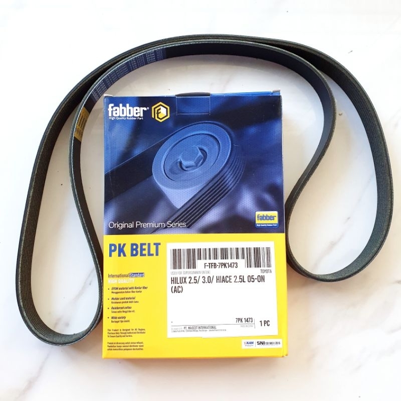 VANBELT FAN BELT HIACE COMMUTER 2.5 7PK-1473 FABER