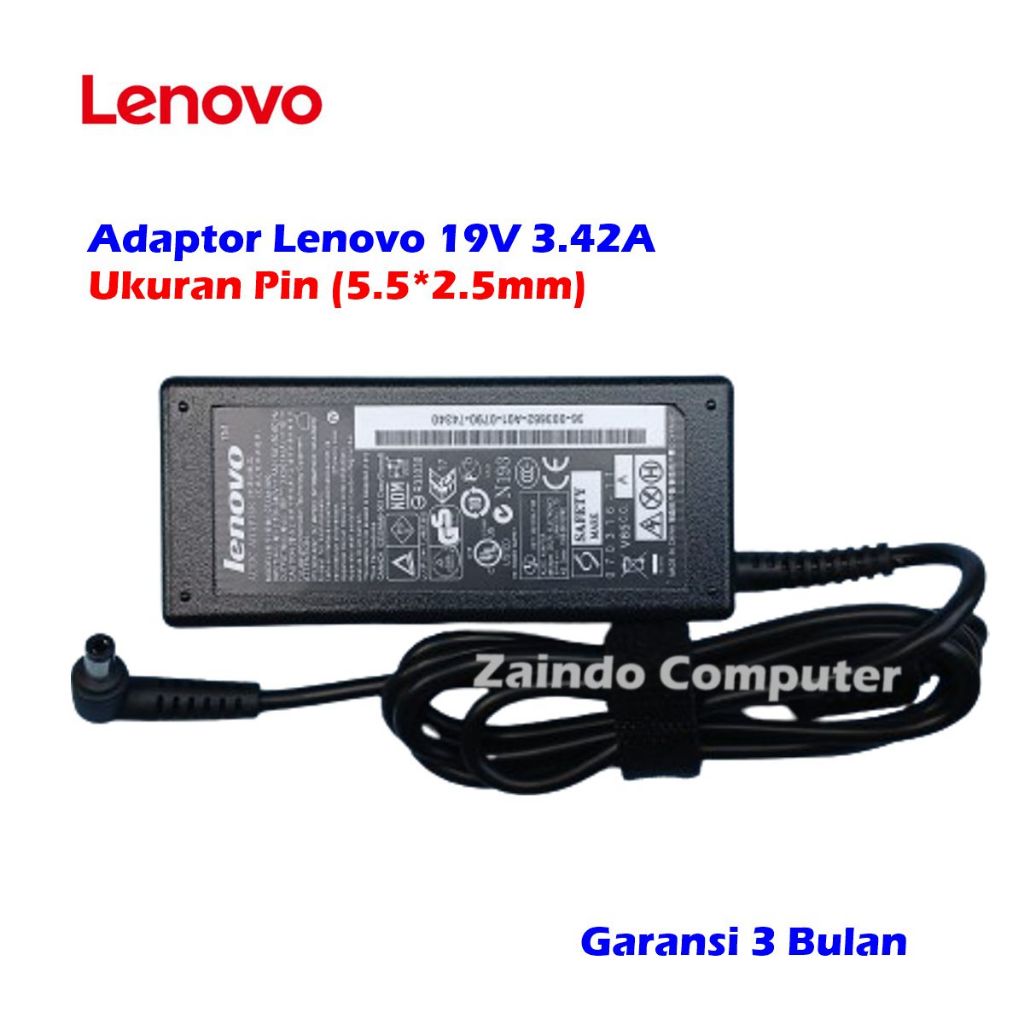 LENOVOO ADAPTER 19V 3.42A (5.5*2.5) TNIKPAD ADAPTOR 3000 Y410A 3000 G400 G410 G430 G450 IdeaPad U350