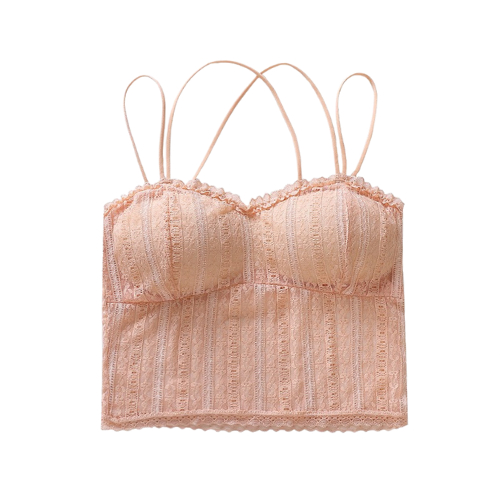 [ KHAEFASHION ] - (BR067) เสื้อกล้ามผู้หญิง Bra เสื้อครอปแฟชั่นเซ็กซี่พร้อมคัพ Soft Push Up Gym Bra