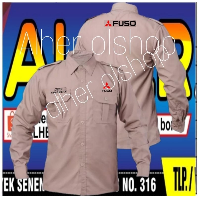 KEMEJA Fuso canter เสื้อ Fuso canter เสื้อ Fuso canter ชุด Fuso canter work Pdh Fuso canter work เสื