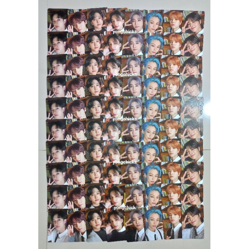 PC Photocard Nacific R22 SET OT8 Stray Kids Bangchan Lee Know Changbin Hyunjin Han Felix Seungmin MN