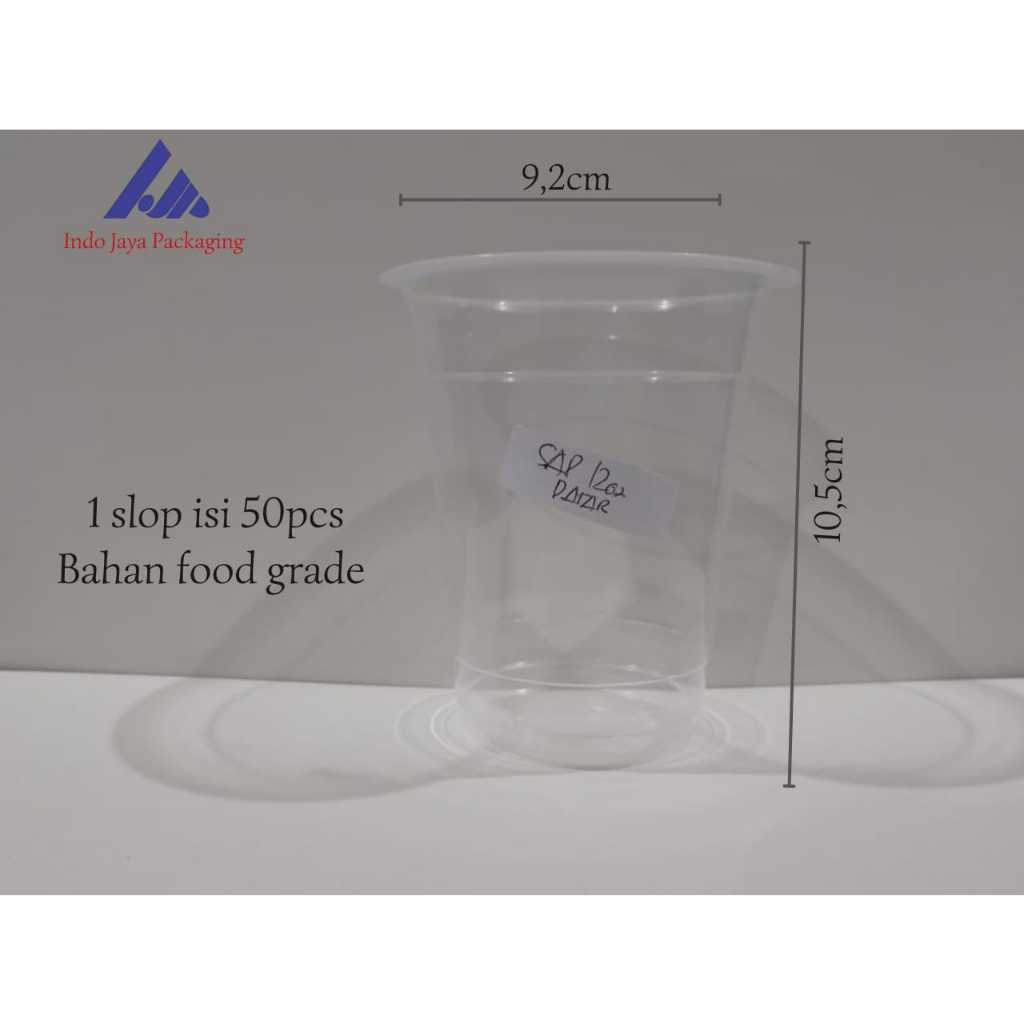 SAP ถ้วยพลาสติกแบน 12oz[7gram]