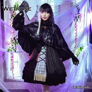 [Wetrose] Hololive JP Dev_Is ReGLOSS Juufuutei Raden Cos Women's Costume Cosplay Set Kostum Wanita Jirai Kei
