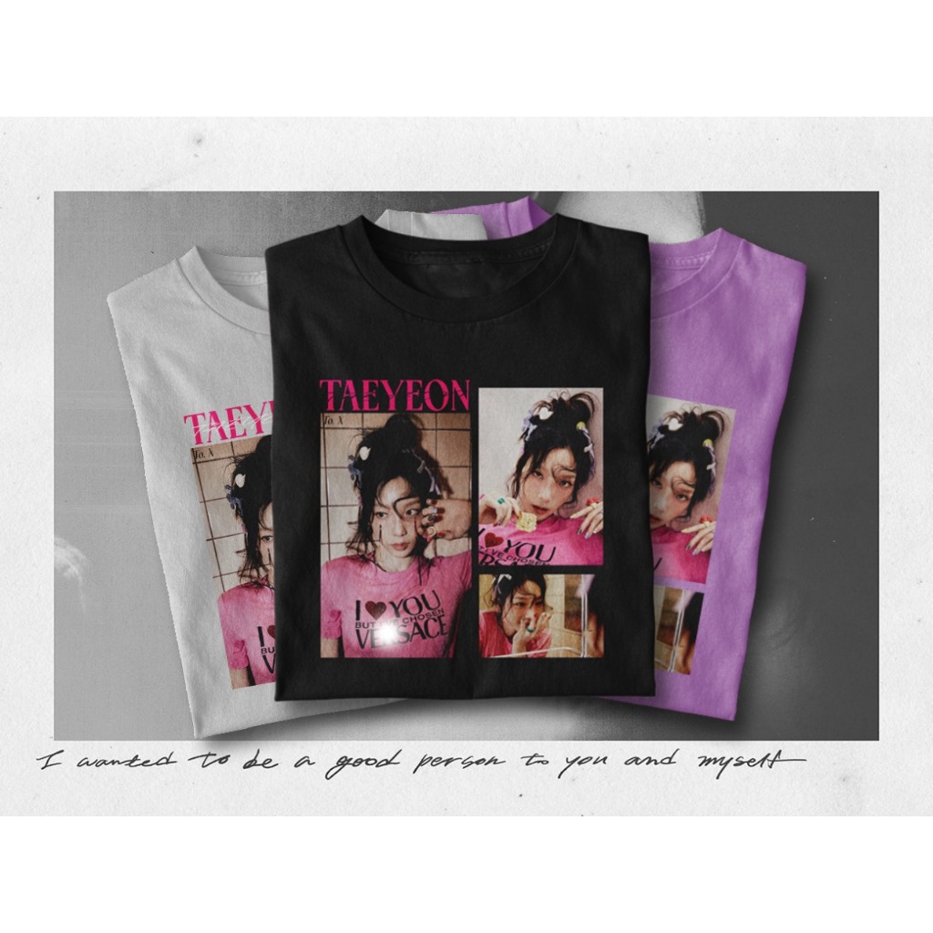 Pretty Savage - Taeyeon To X Photo เสื้อยืด Oversize