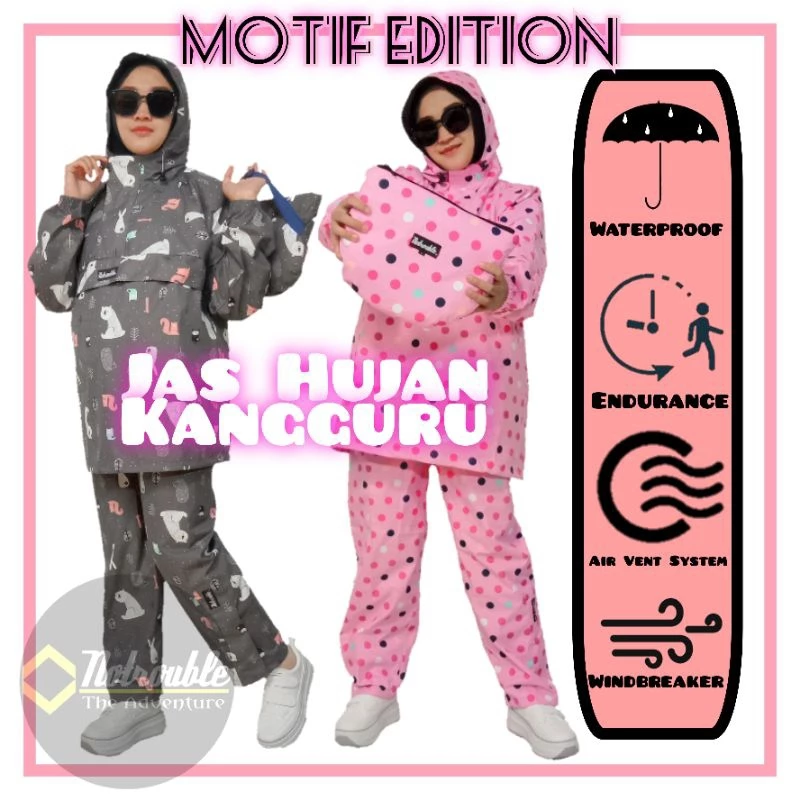 เสื้อกันฝน/เสื้อกันฝน/เสื้อ/เสื้อคุณภาพพรีเมี่ยม Taslan Balloon Motif
