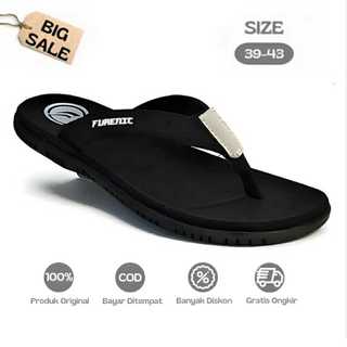 Sandal Jepit Pria Furenic Original Sandal Santai Outdoor Ringan Anti Slip Kekinian Nyaman Dipakai