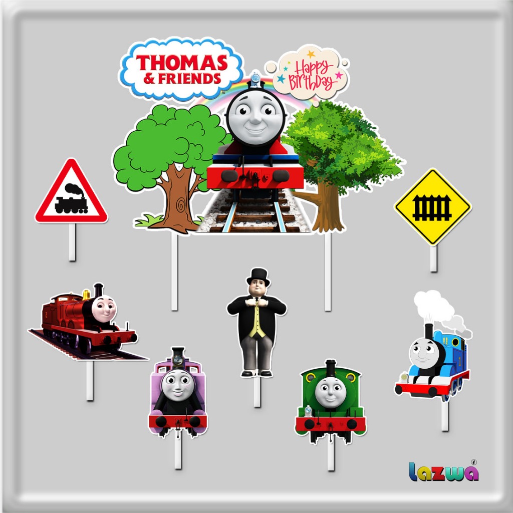 เค้กรถไฟโทมัส ตกแต่งเค้กท็อปเปอร์