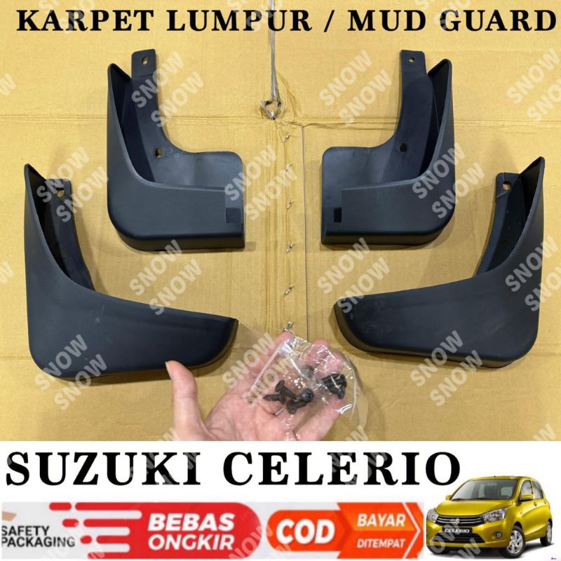 SUZUKI กันโคลน พรมโคลน ซูซูกิ เซเลริโอ