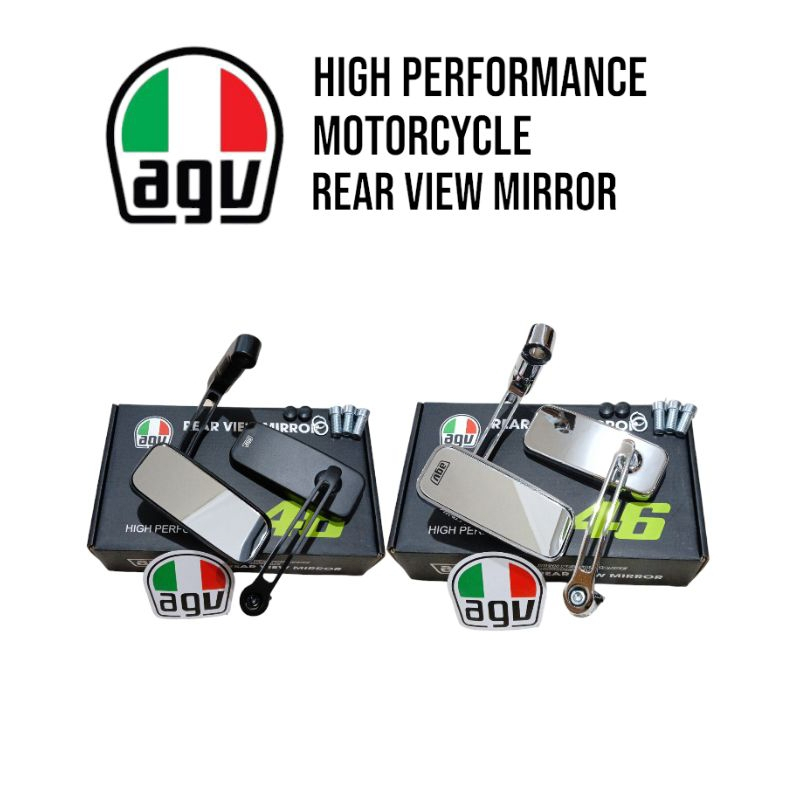 AGV ยืดหยุ่น Harley รุ่นกระจก Xmax Nmax Aerox Filano Fazzio Xsr Pcx Adv Vario Beat Mio Scoopy Genio Vixion Tiger cb150r supra revo ฯลฯ.