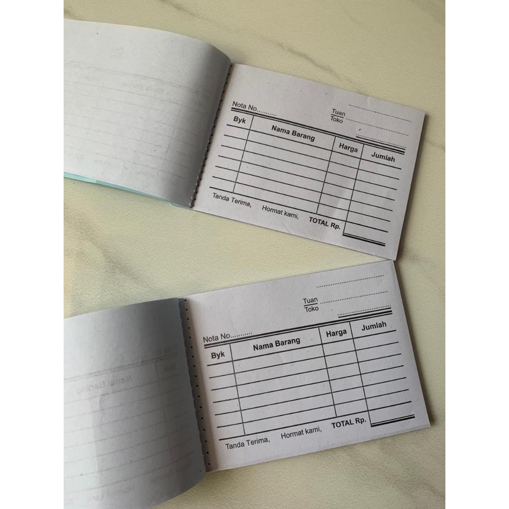 MINI CASH NOTE 1 PLY / 1 PACK, การออกแบบ LANDSCAPE, 1/8 FOLIO SIZE NOTE, MINI NOTE, CASH