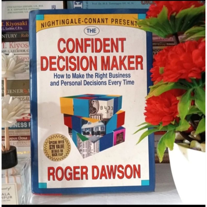 หนังสือต้นฉบับ ของ THE CONFIDENT DECISION MAKER ROGER DAWSON