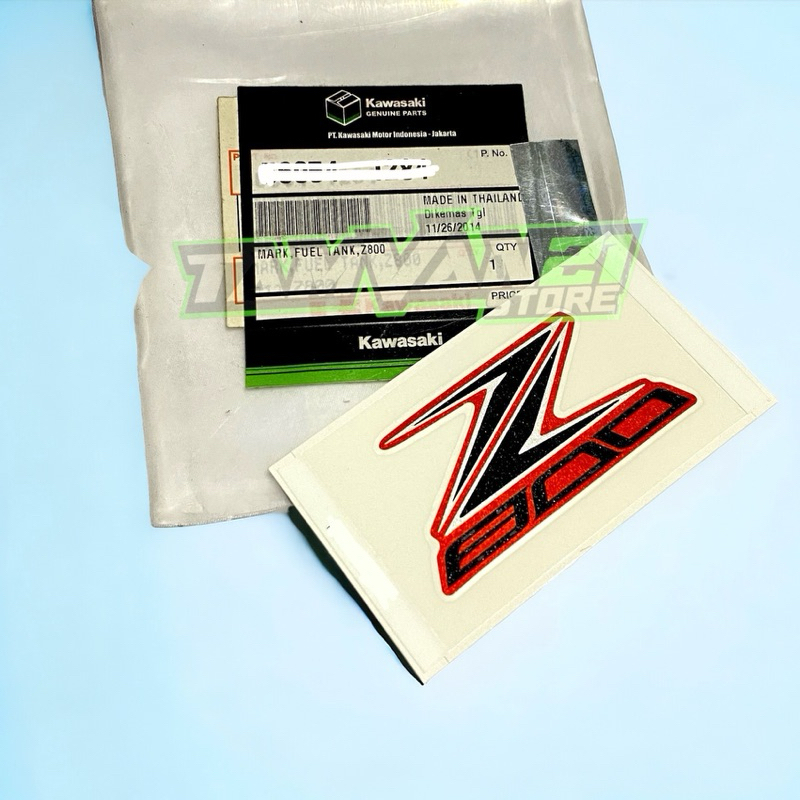 สติ๊กเกอร์ KAWASAKI Z800 Z 800 TANK LOGO EMBLEM