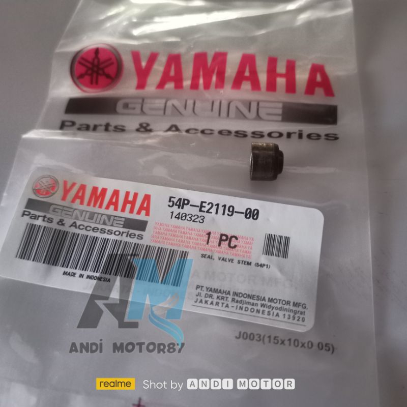 54P-E2119-00 ซีล, VALVE STEM (54P1) Yamaha Mio J mio m3 Jupiter Z1 force fi VALVE ซีล