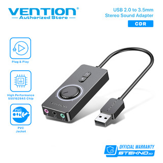 VENTION Sound Card USB 2.0 with Microphone Input and Volume Control