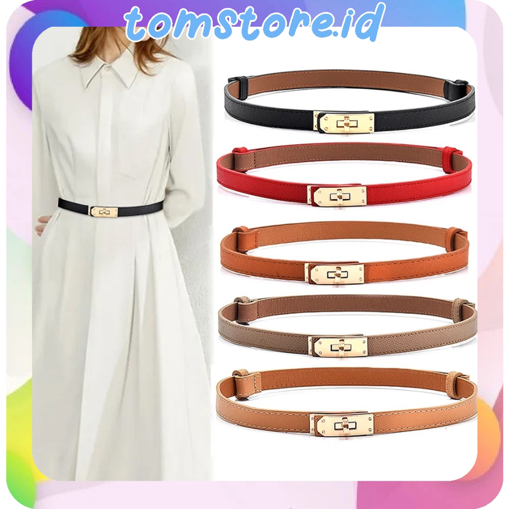 TOMSTORE.ID ใหม่นําเข้าเข็มขัดผู้หญิง/GIRLS FASHION BELT/เข็มขัดผู้หญิง KELLY ADJUST R919