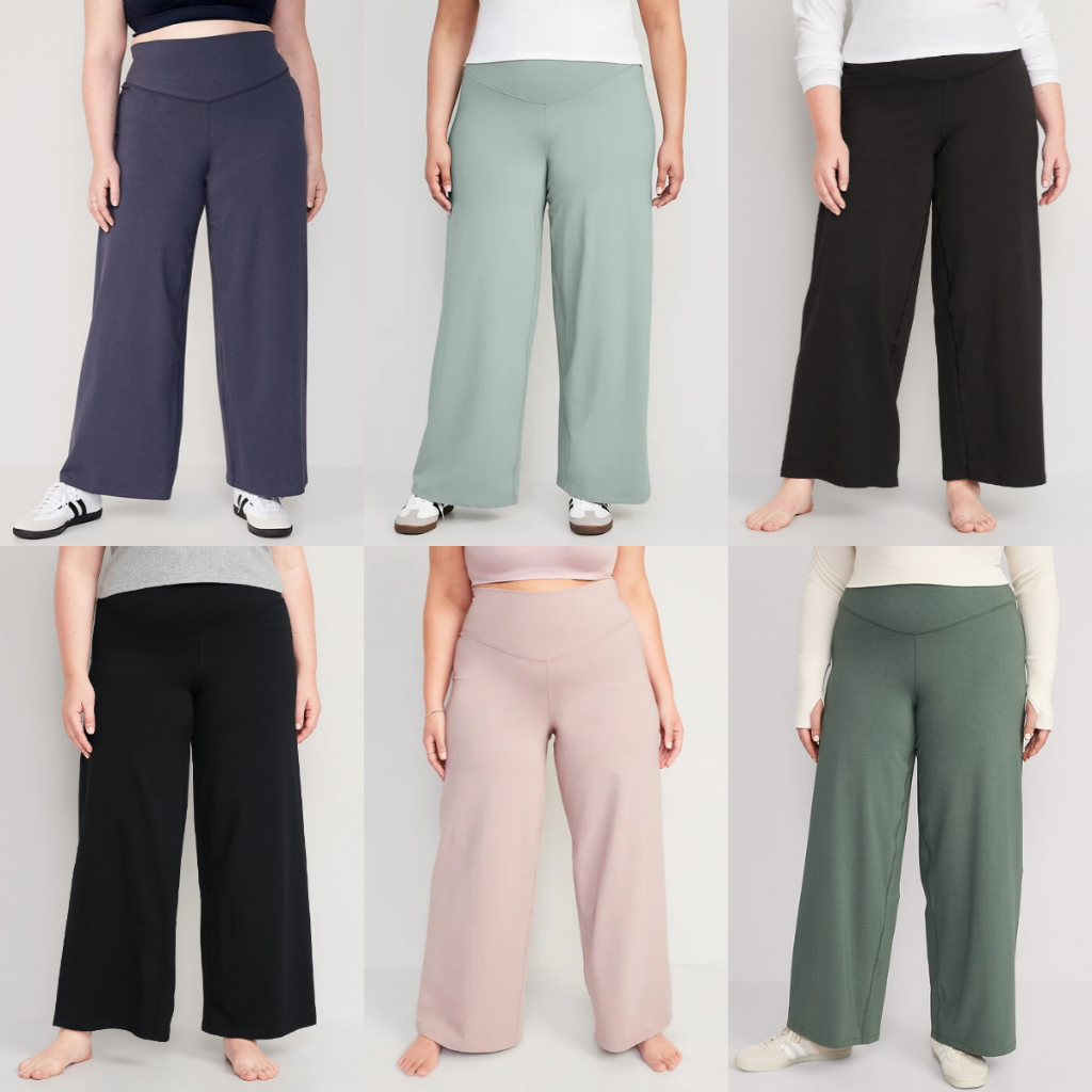 Odn Extra High-Waisted PowerChill กางเกงโยคะขากว้างผู้หญิง& 39;s กางเกงกีฬา [BIG SIZE]