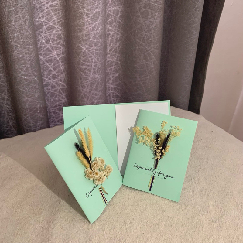 HIJAU GREEN GRETING CARD/การ์ดคําศัพท์/การ์ดงอก/การ์ดของขวัญ