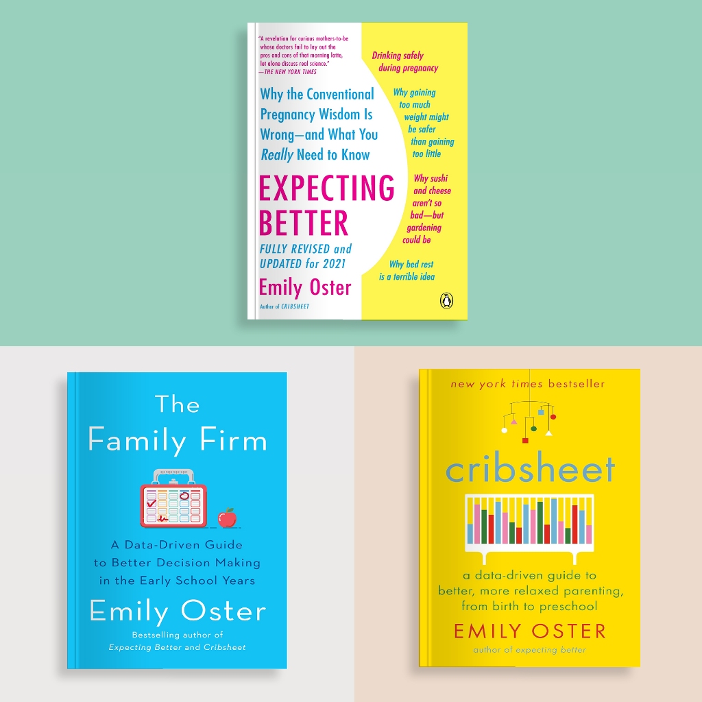 Emily Oster Books Collection ( ขยาย Better, The Family Firm, Cribsheet )