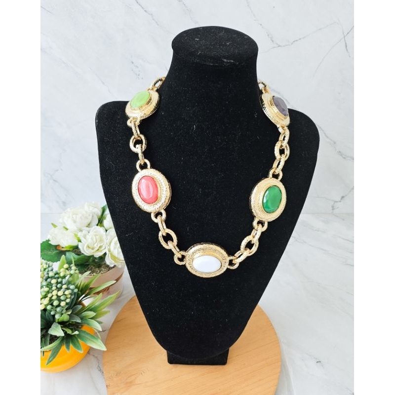 สร้อยคออินเดียสีวงรี - npr230232