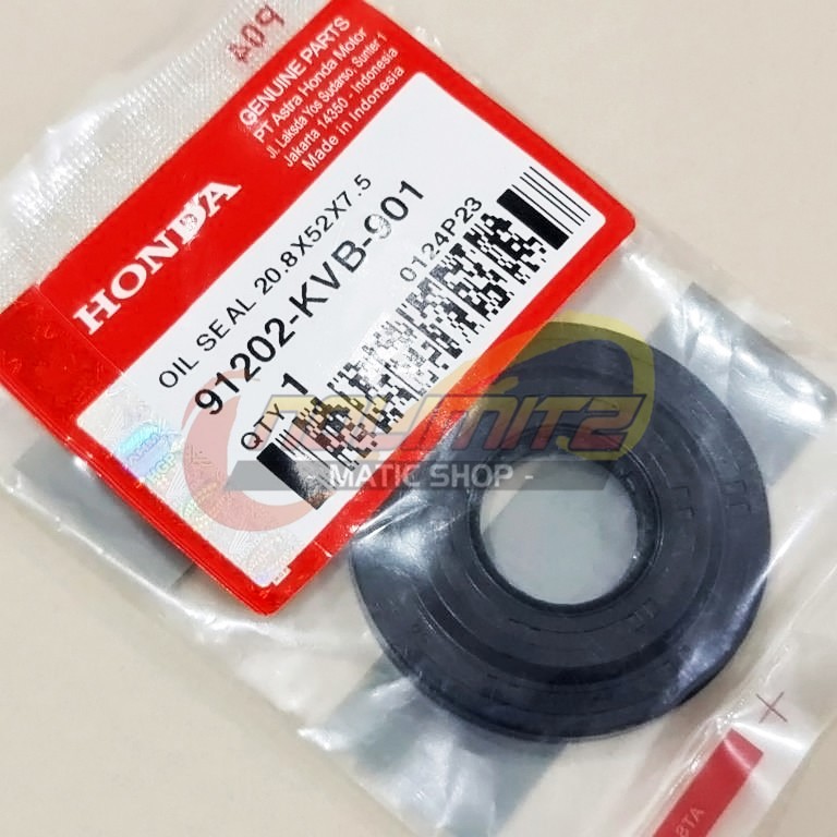 ซีลเพลาข้อเหวี่ยงซ้าย Beat Scoopy Vario Honda อะไหล่แท้ 91202-KVB-901