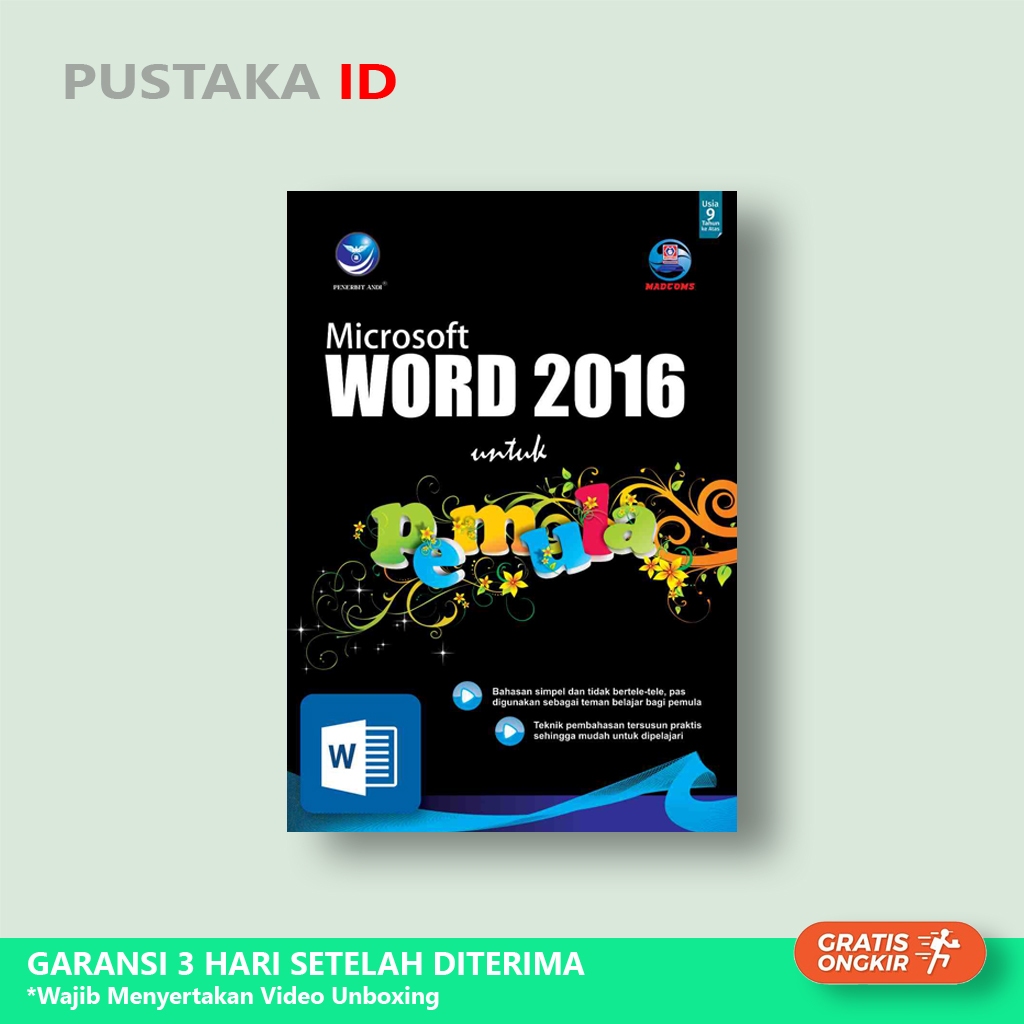 หนังสือ Microsoft Word 2016 สําหรับผู้เริ่มต้น - ต้นฉบับ