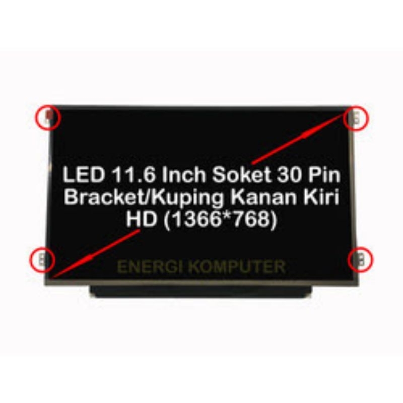 LAYAR Acer CHROMEBOOK 11 C732 C771T หน้าจอ LED CB3-111 CB311-8H 7H CB3-131 11.6pin30 ขวาซ้าย