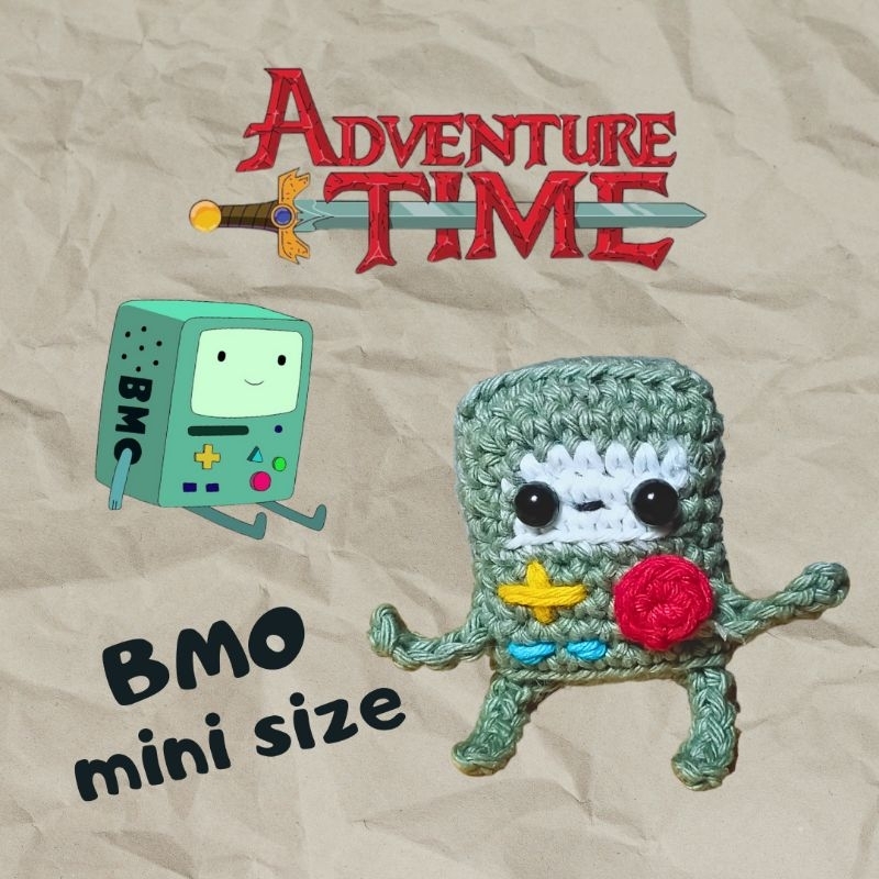 Gantungan สินค้าใหม่||พวงกุญแจ จี้รูป Amigurumi BMO adventure time