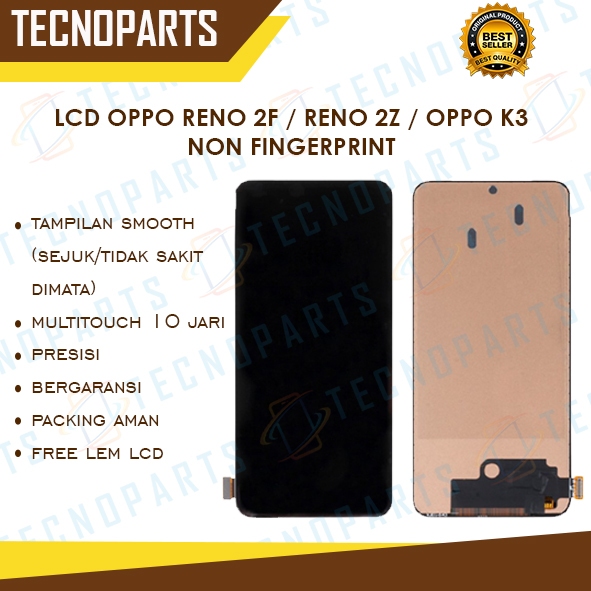 ขายส่ง หน้าจอสัมผัส LCD แบบไม่ลายนิ้วมือ สําหรับ Oppo Reno 2F Oppo Reno 2Z LCD Oppo K3