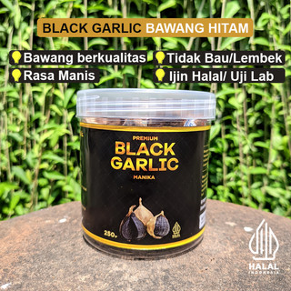 Black Garlic Tunggal Manika 250g Bawang Hitam Lanang Kualitas Premium
